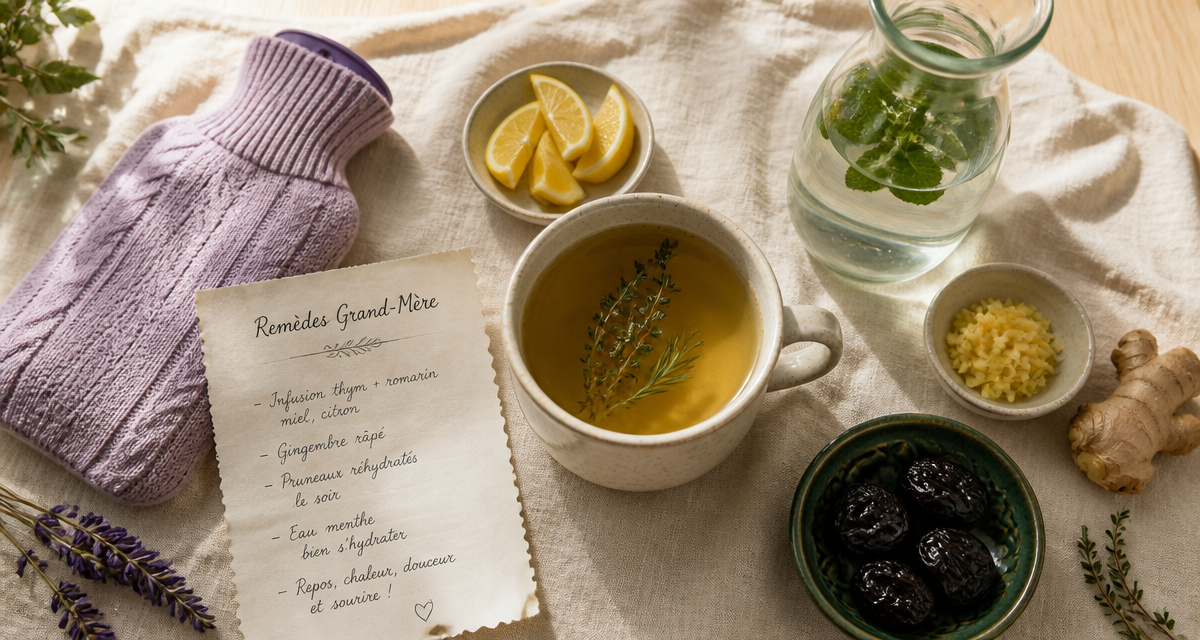remede de grand mere pour nettoyer l estomac avec infusion citron gingembre