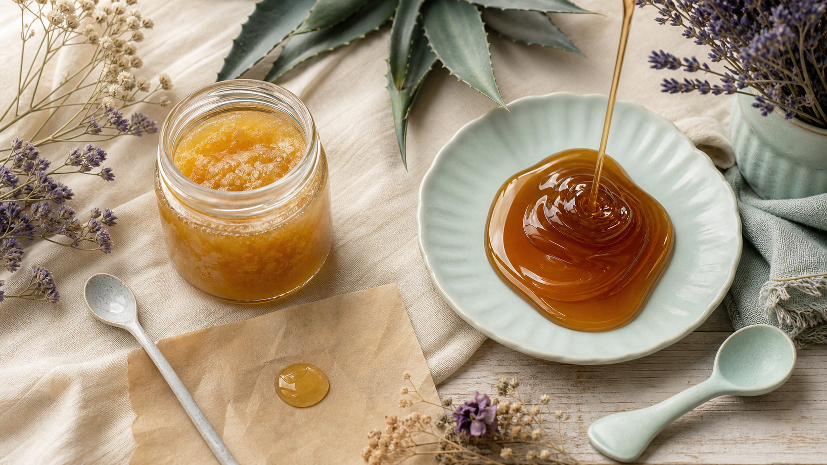 Sirop d agave ou miel : calories et index glycémique