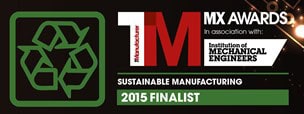 Sustainable Manufacturing Finalist - TMMX Awards 2015 small