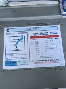 Como Ferry Table