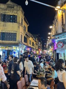 Hanoi's "Beer Street"