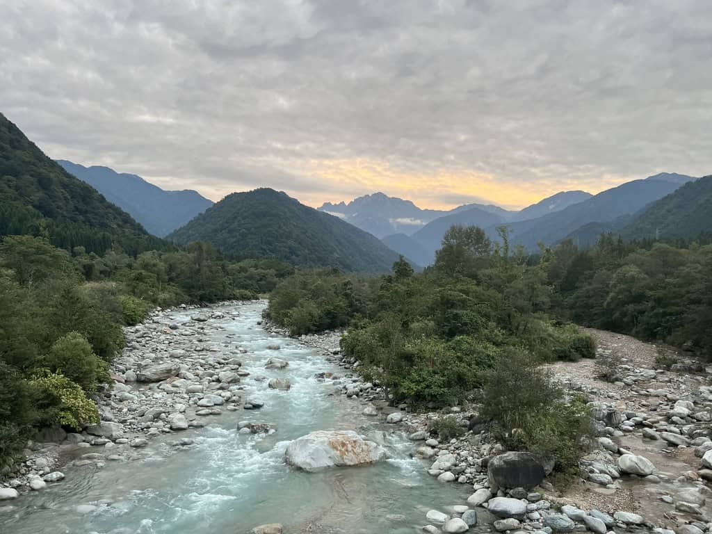 Toyama Prefecture Valley in the Mountains