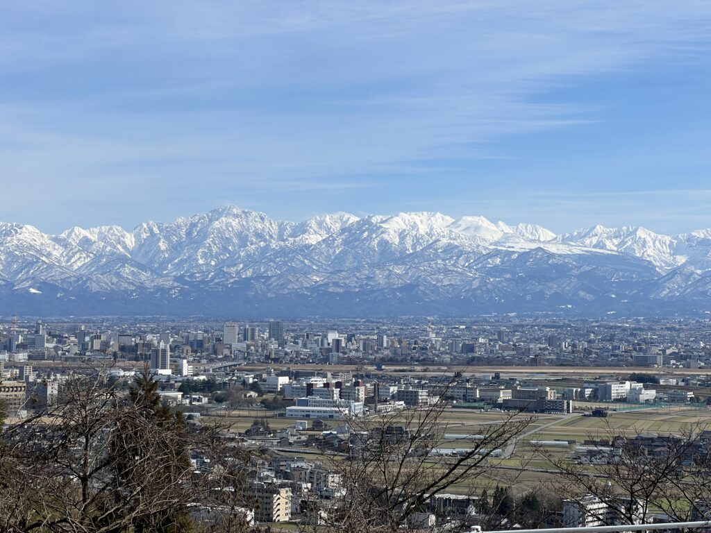 Toyama City View From Kurehayama