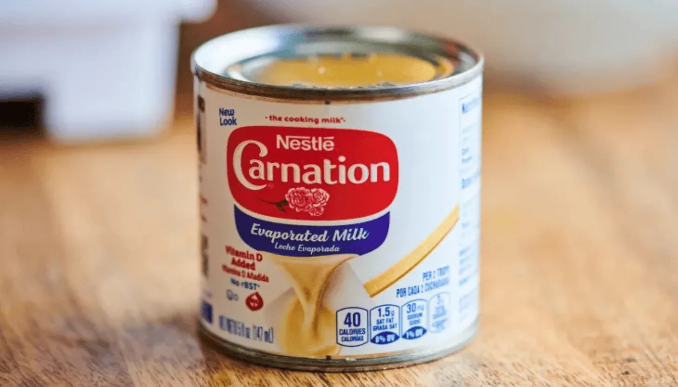 evaporated milk in coffee