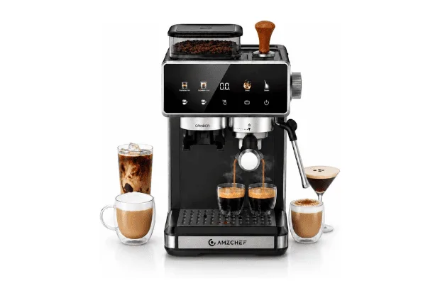 AMZCHEF Espresso Machine with Grinder Product Image 620 x 420