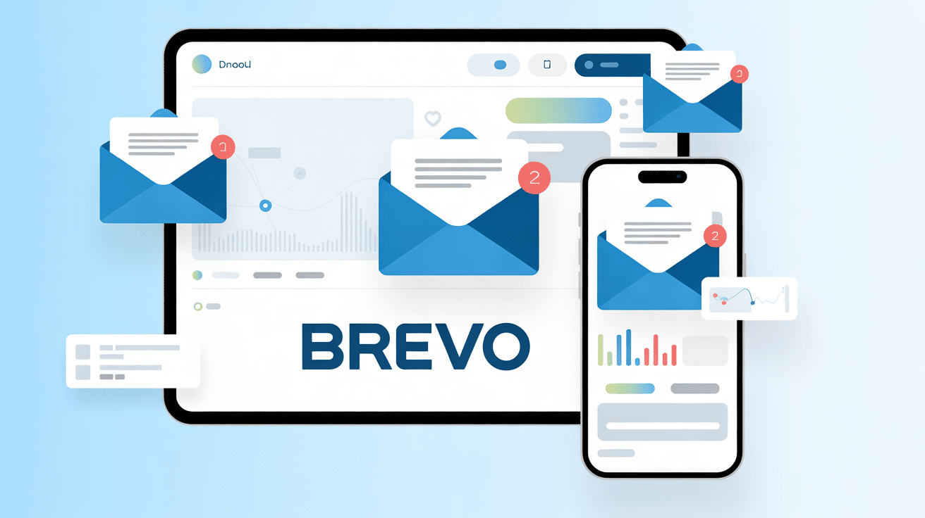 Interface Brevo moderne