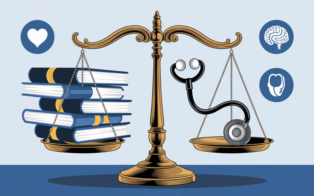 Balance diplômes stéthoscope ECNi