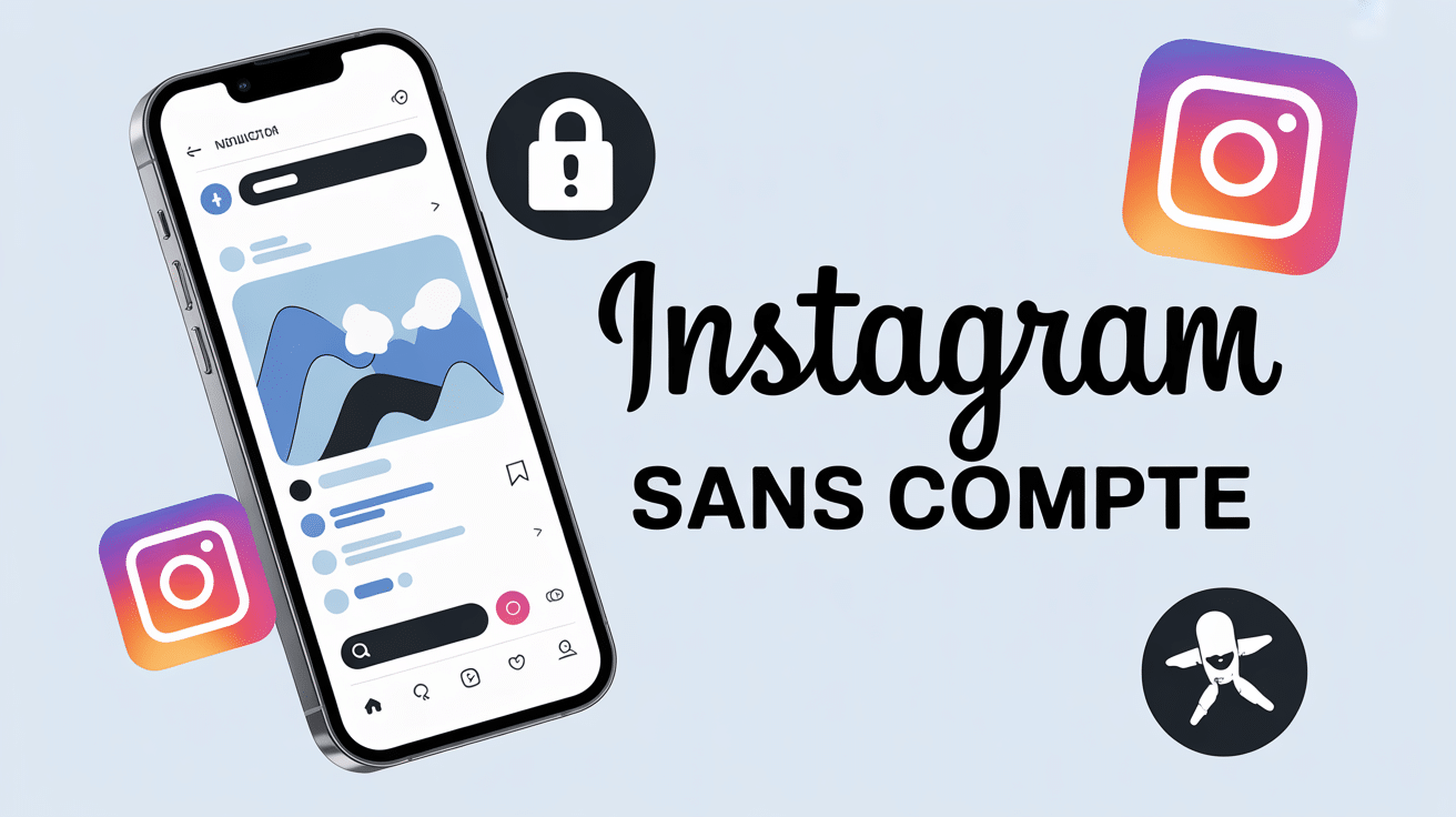 Smartphone avec icônes de confidentialité