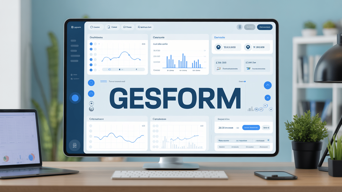 interface gesform tableau de bord gestion administrative