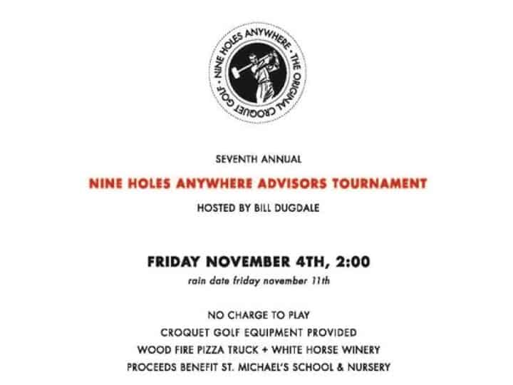 Nine Holes Anywhere Advisors Tournament