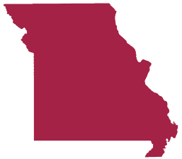 Silhouette of the State of Missouri
