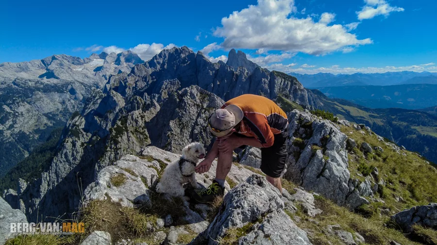 In den Bergen mit stabilen und bequemen Bergschuhen von Salewa