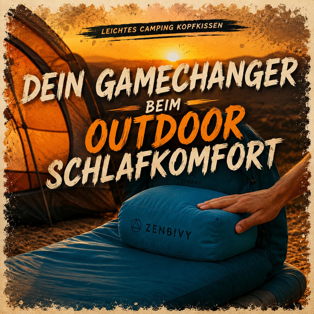 Du betrachtest gerade Leichtes Camping Kopfkissen als Gamechanger beim Outdoor Schlafkomfort