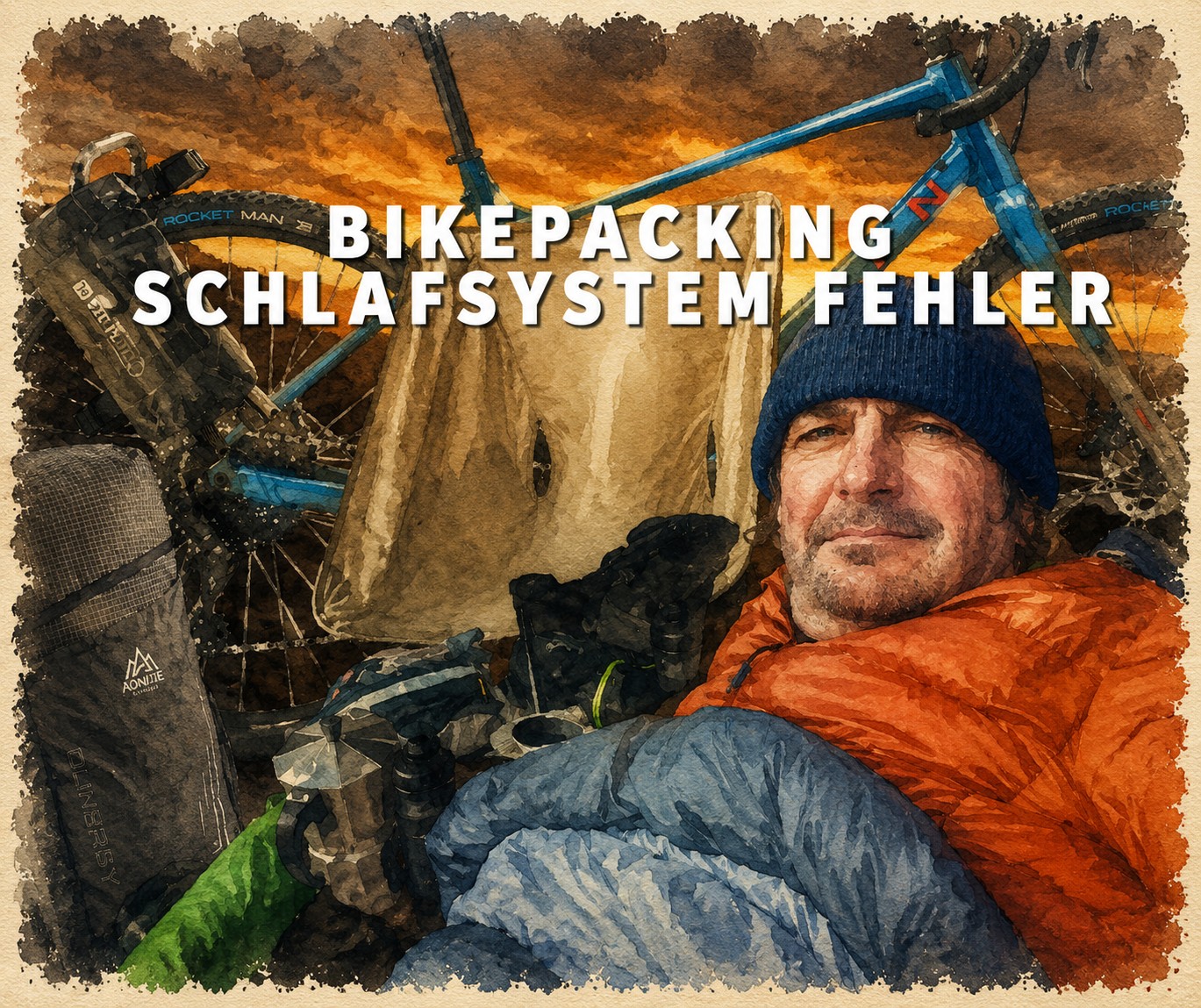 Mehr über den Artikel erfahren Bikepacking Schlafsystem: leicht, warm & wirklich bequem schlafen