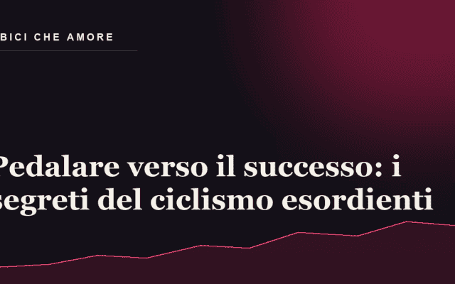 Esordienti nel ciclismo: età, rapporti e distanze di gara