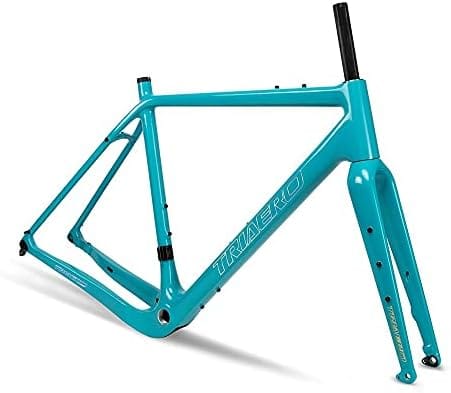 Manubrio e telaio per bici da corsa, in colore azzurro, design leggero e aerodinamico, perfetto per appassionati di ciclismo su strada, Bici che Amore.