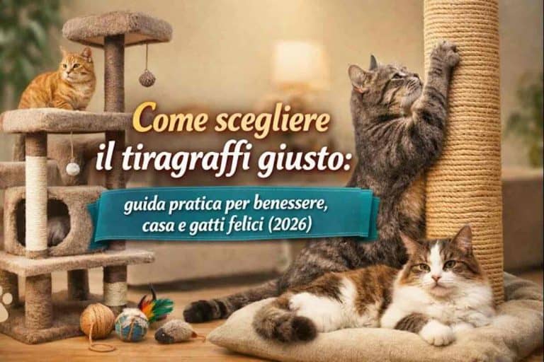 Come scegliere il tiragraffi giusto: guida pratica per benessere, casa e gatti felici (2026)