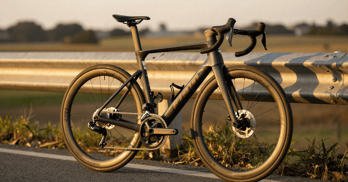 Bici da corsa in carbonio