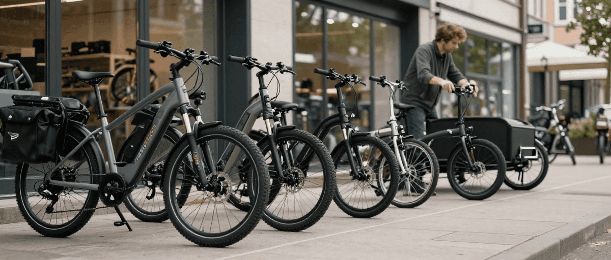 Diverse tipologie di e-bike