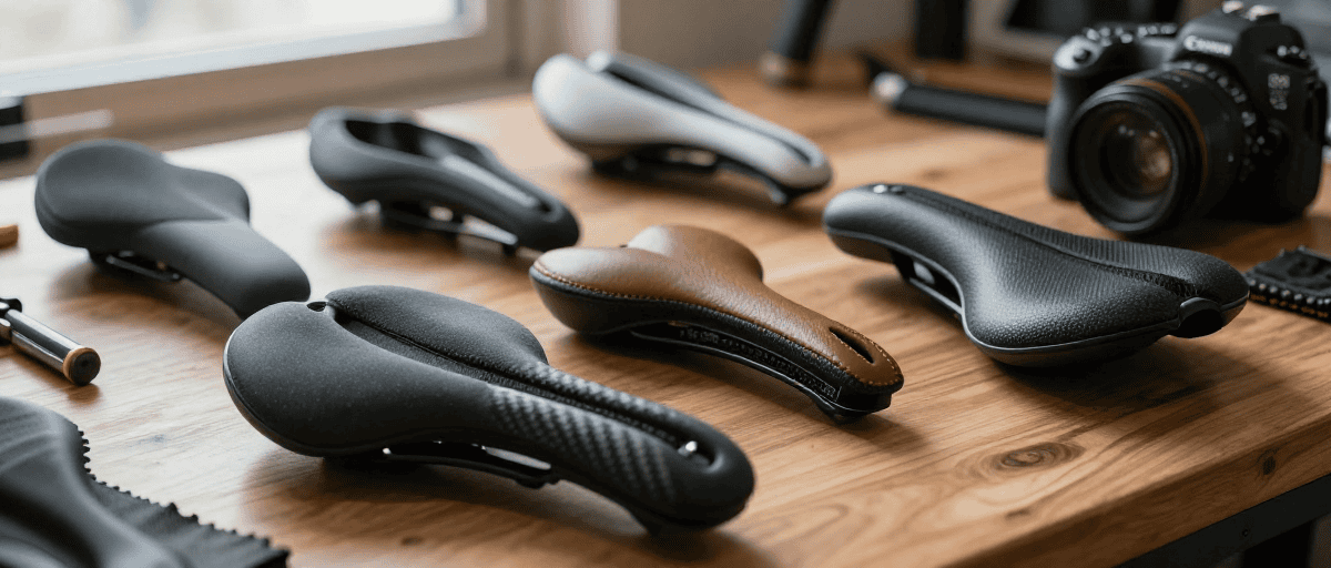 Selezione di selle da bici moderne