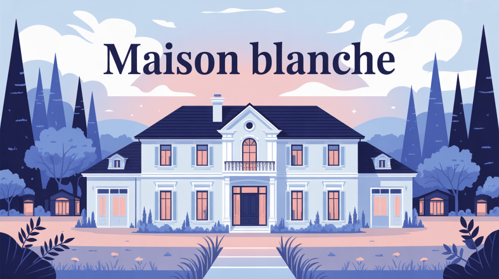 Maisons blanche moderne façade blanche lumière naturelle
