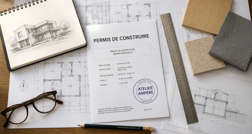 atelier ampere plans permis materiaux