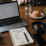Café pour travailler Marseille avec ordinateur et café