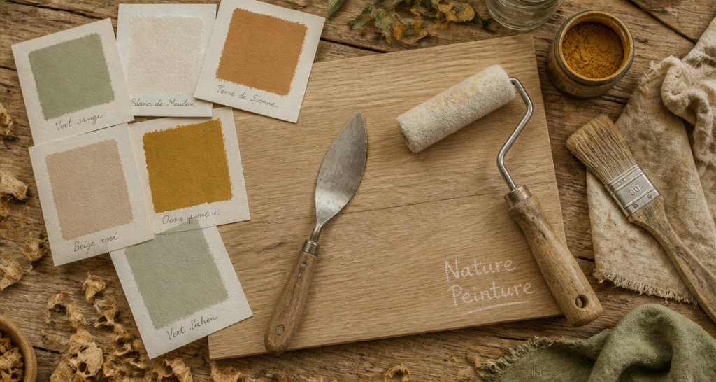 nature peinture échantillons enduits naturels atelier