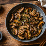 shiitakes recettes poêlée soja ail gingembre