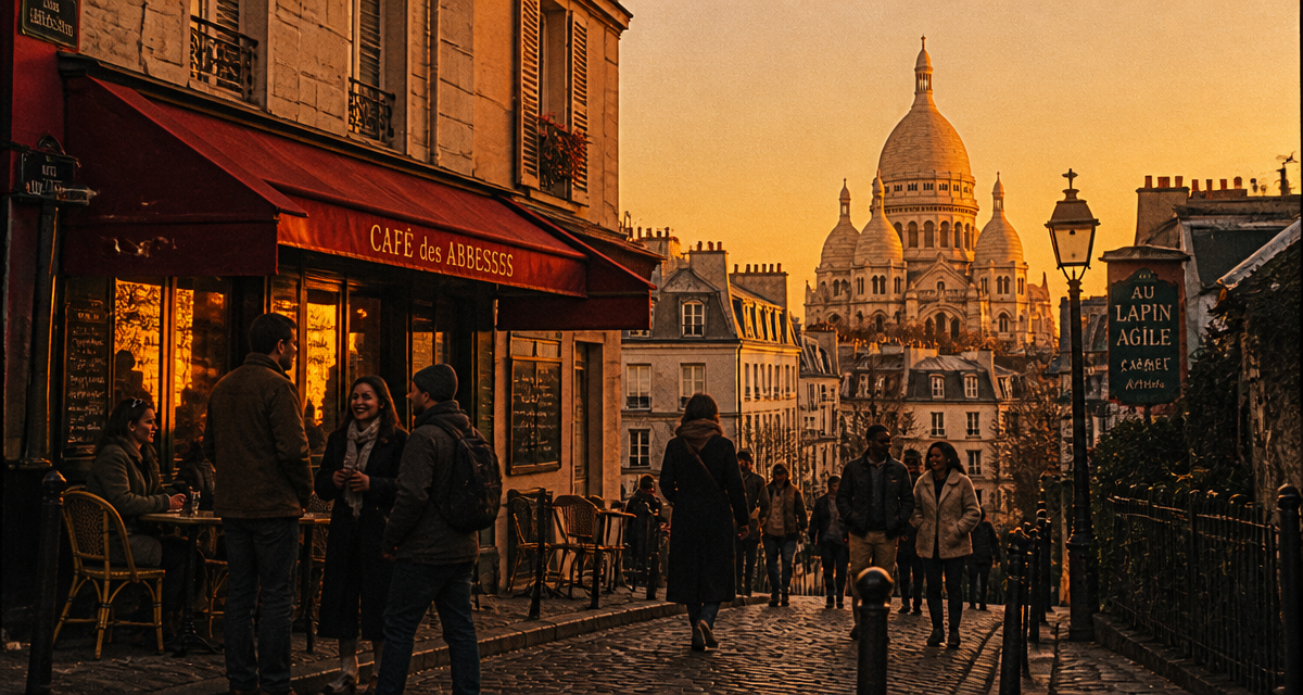 18e arrondissement de Paris à l’heure dorée