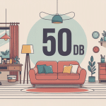 Illustration ambiante calme 50db bruit modéré