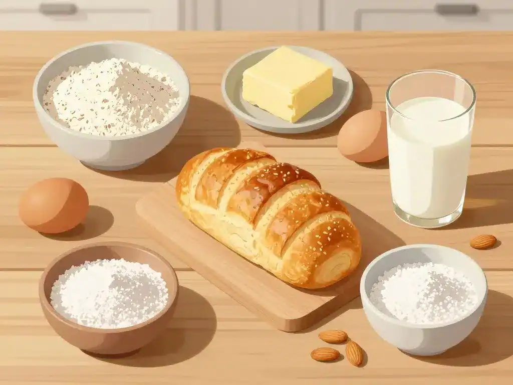 ingredients brioche sans sucre pour diabetique farine oeuf erythritol