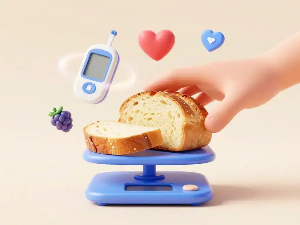 portion brioche sans sucre pour diabetique avec surveillance glycémie
