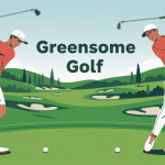 illustration greensome golf équipe stratégie