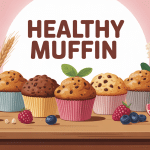 healthy muffin table ingrédients naturels