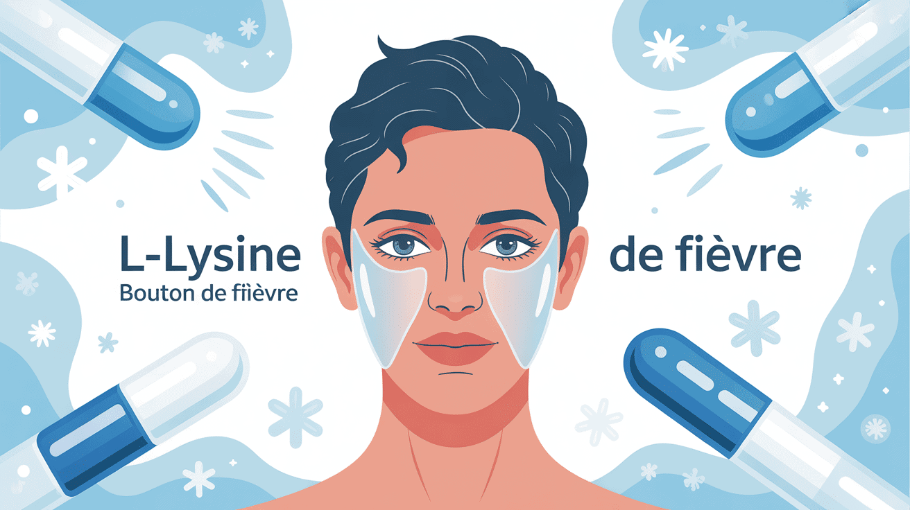 l lysine bouton de fievre solution naturelle visage bouclier