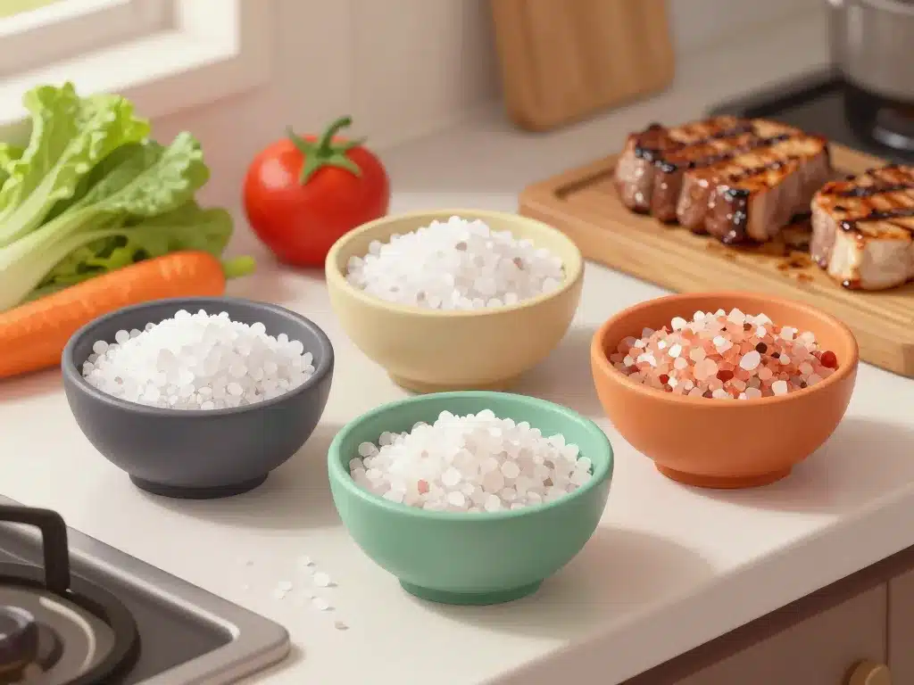 les 3 types de sel utilisation culinaire