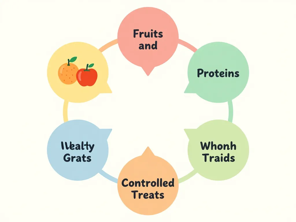concept liste de courses healthy familles d'aliments