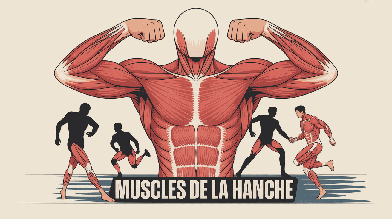 illustration muscles de la hanche anatomie principaux groupes