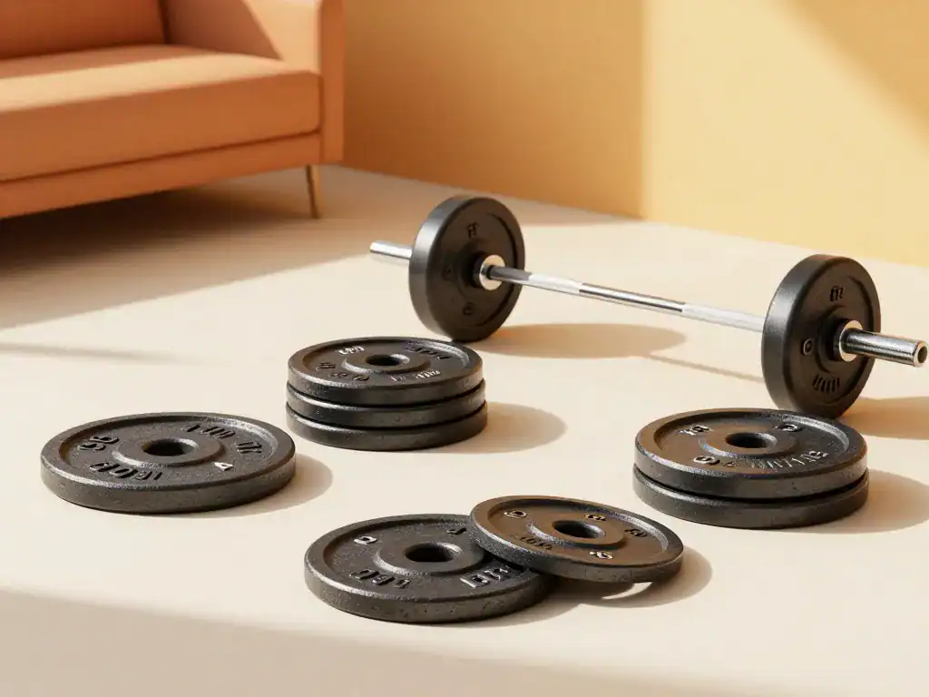 poid pour barre de musculation différents poids et matériaux