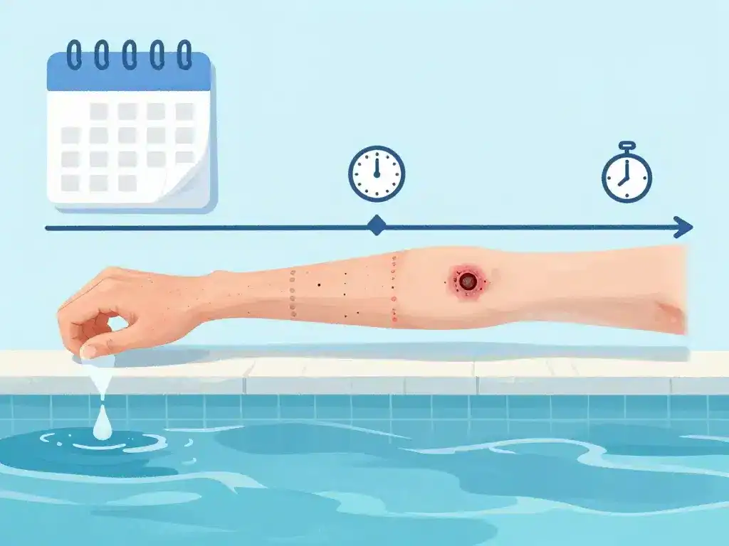Délais cicatrisation tatouage piscine