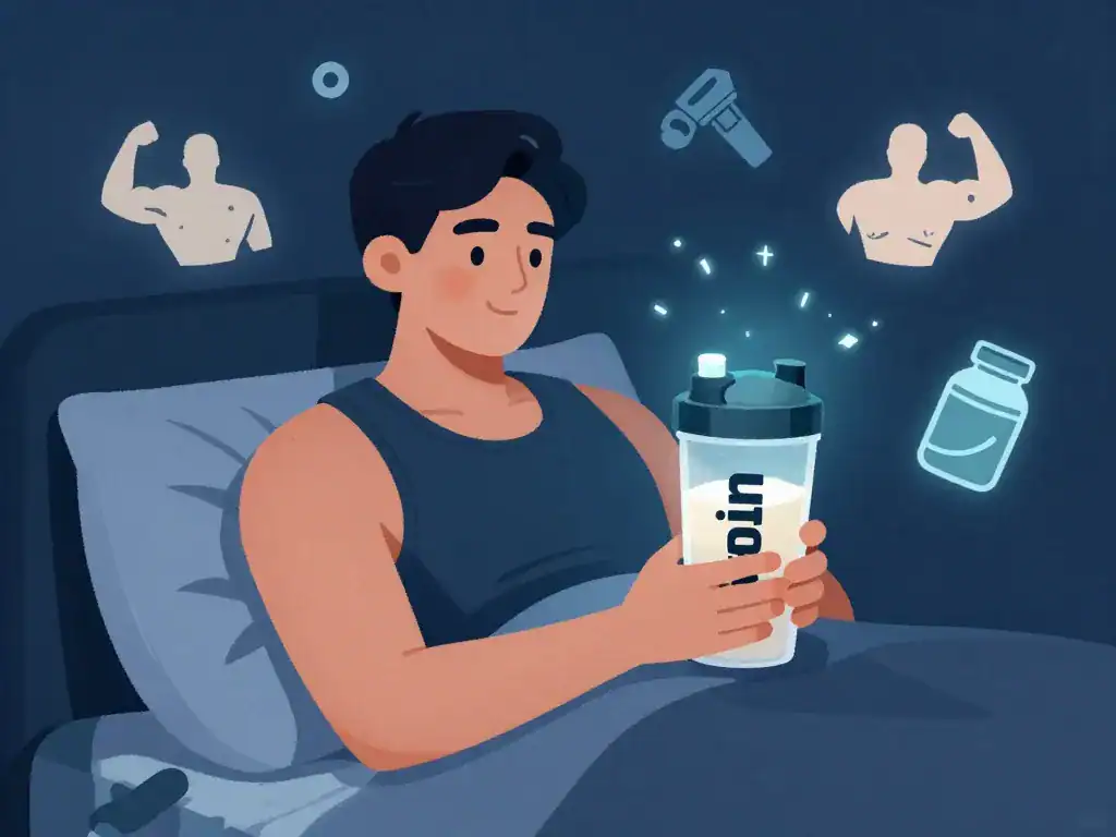 whey avant de dormir bénéfices récupération musculation