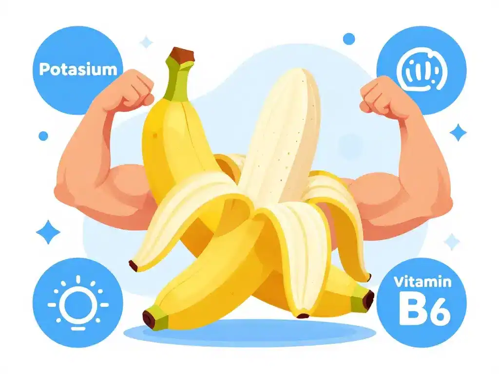 Banane pour musculation, nutriments, énergie et récupération