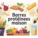Préparation bar proteine maison ingrédients naturels