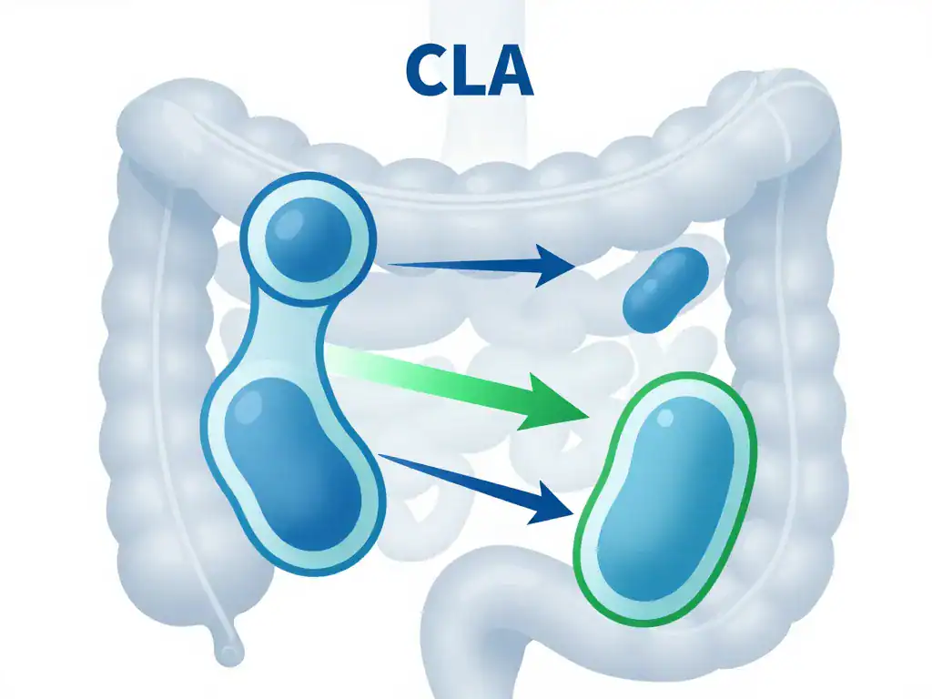 Schéma scientifique CLA pour maigrir avis action dans le corps