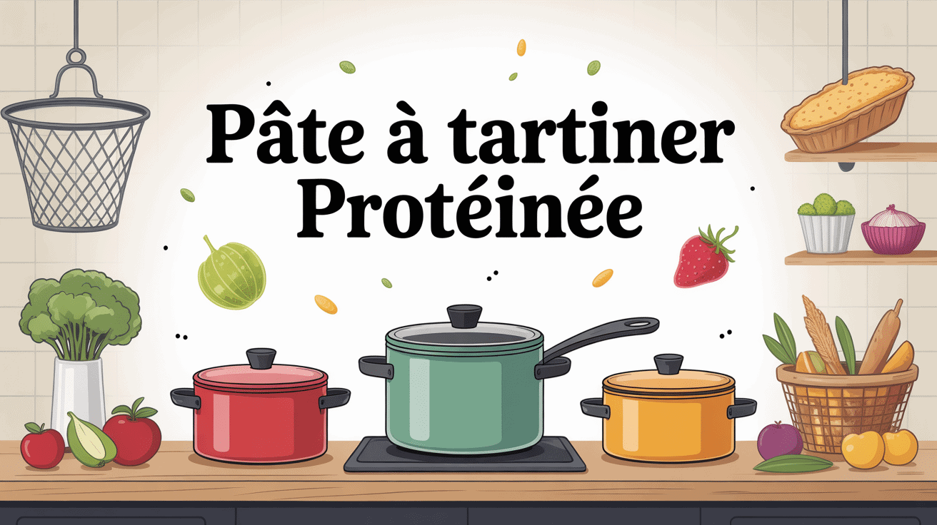 Pate a tartiner proteinee pots stylises cuisine sportive