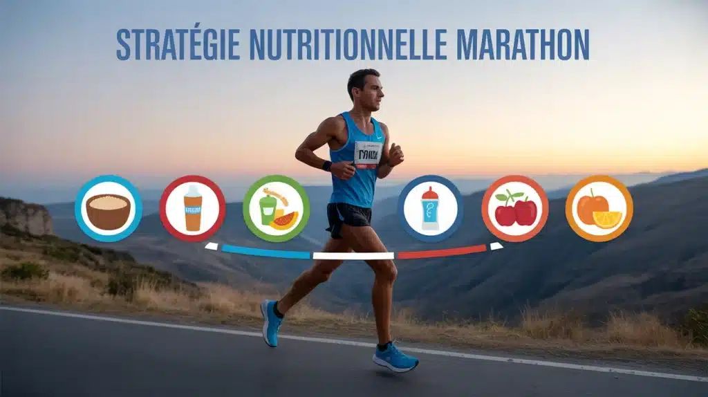 alimentation pour un marathon illustration nutrition