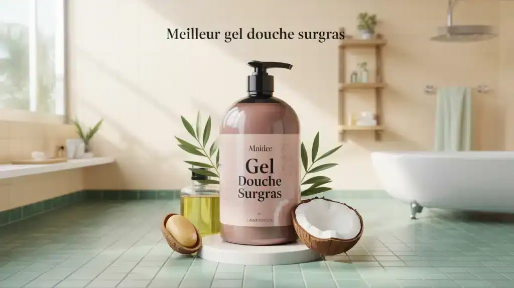meilleur gel douche surgras bouteille huiles végétales