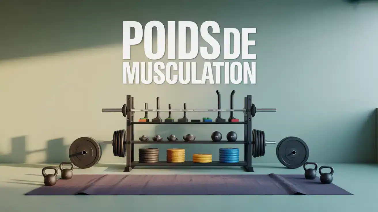 poid de muscu haltères et disques home gym