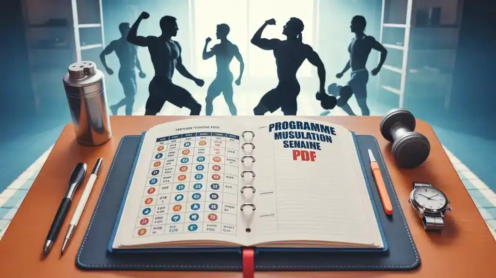 programme musculation semaine pdf carnet et haltères